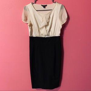 George Black and White Dress